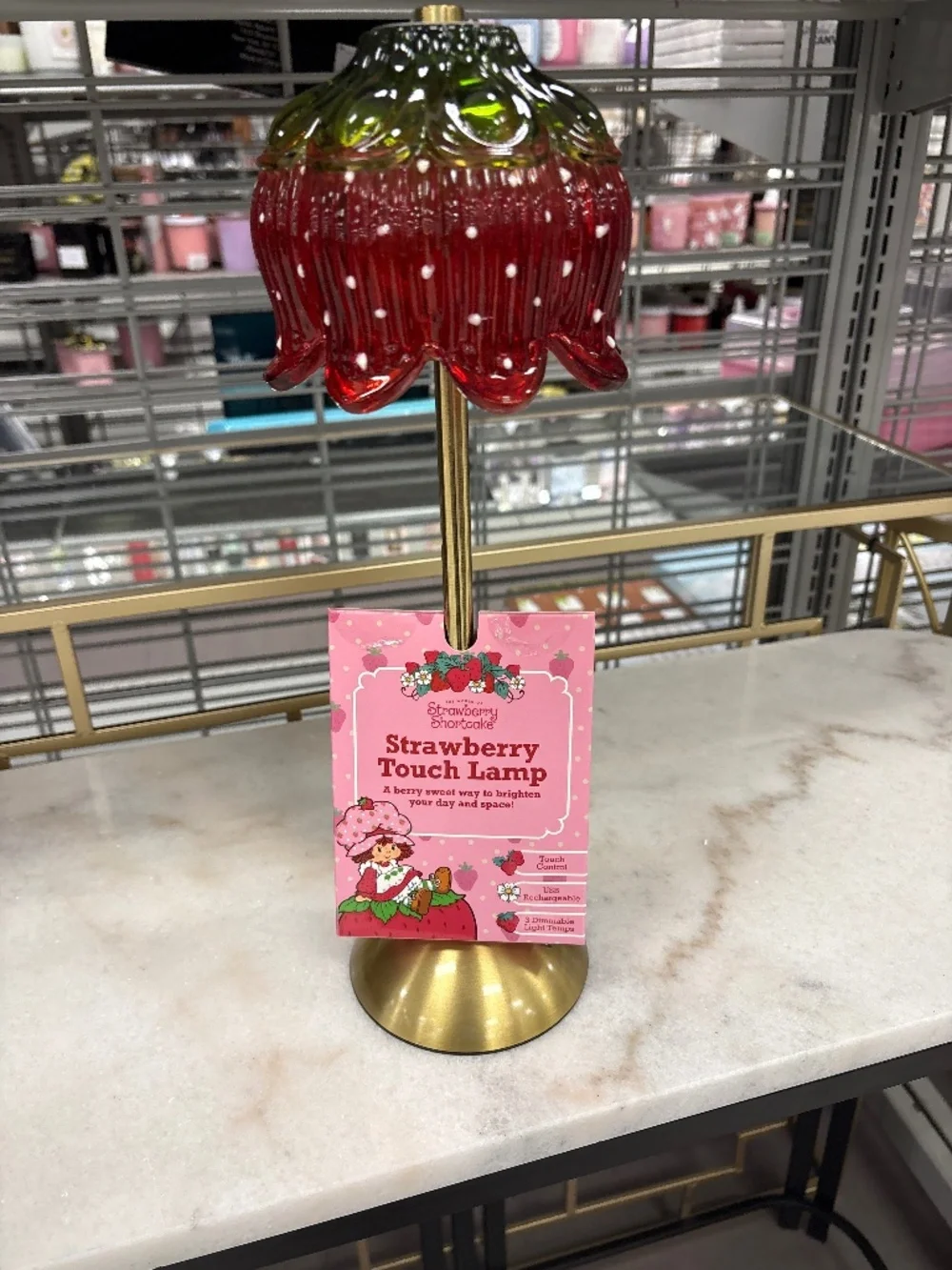 Strawberry Shortcake Red Touch Lamp
